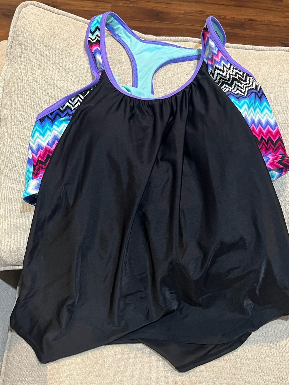 ZeroXposur Tankini Swimsuit Top Size 16